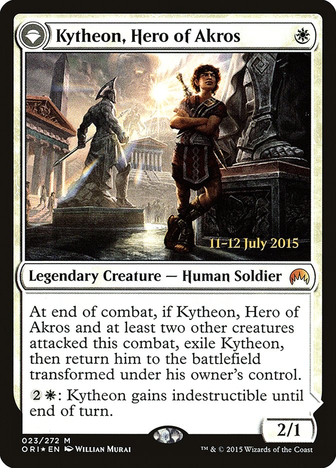 Kytheon, Hero of Akros // Gideon, Battle-Forged [Magic Origins Prerelease Promos] | Clutch Gaming