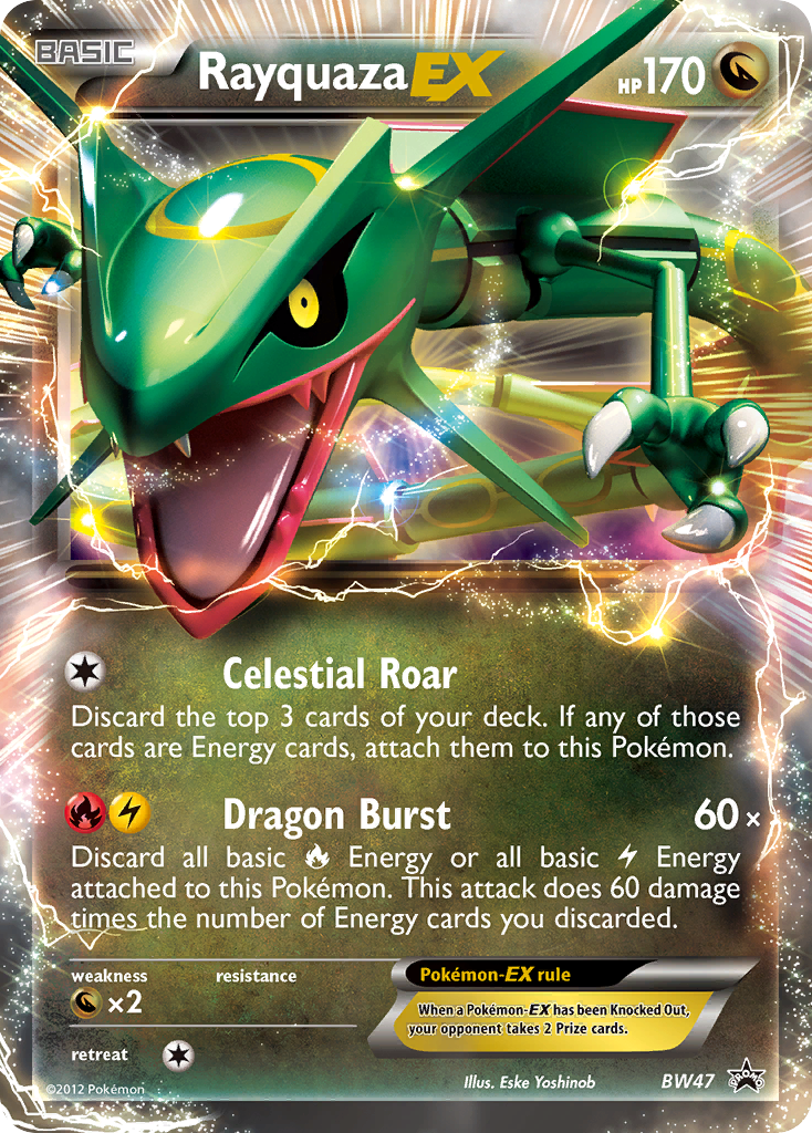 Rayquaza EX (BW47) [Black & White: Black Star Promos] | Clutch Gaming