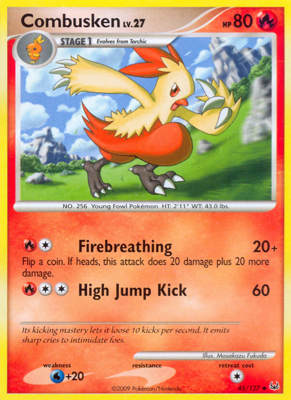 Combusken (45/127) [Platinum: Base Set] | Clutch Gaming