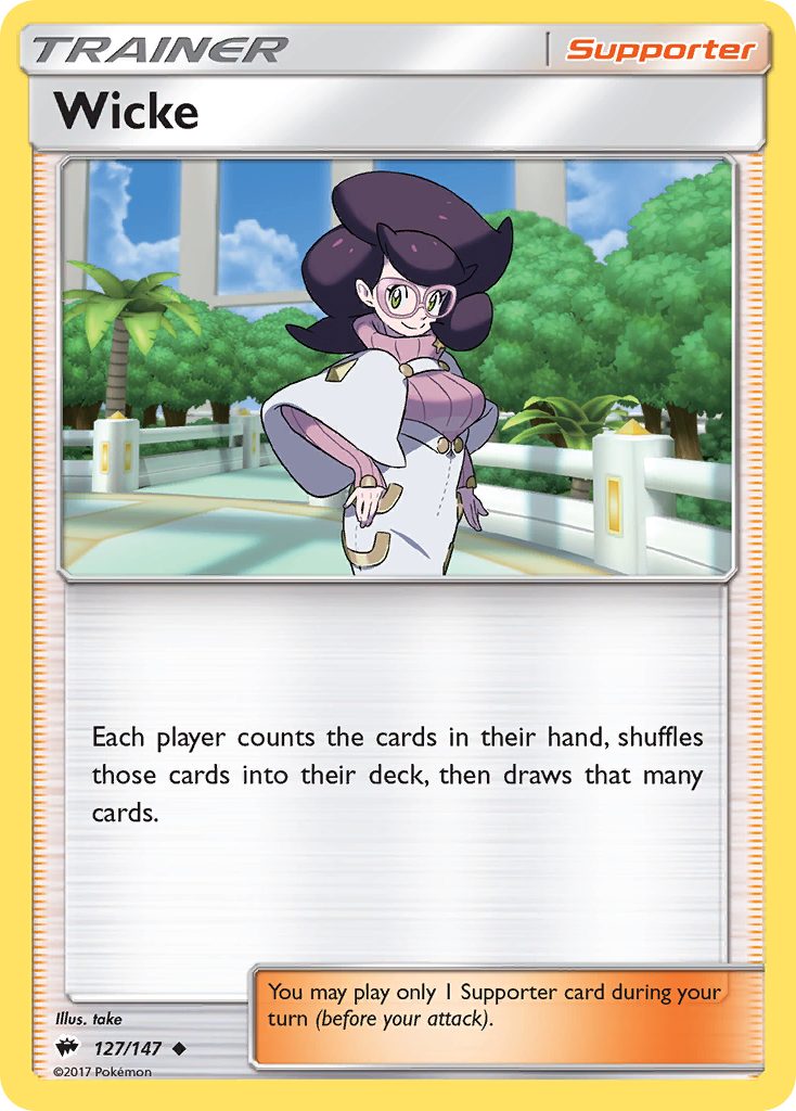 Wicke (127/147) [Sun & Moon: Burning Shadows] | Clutch Gaming