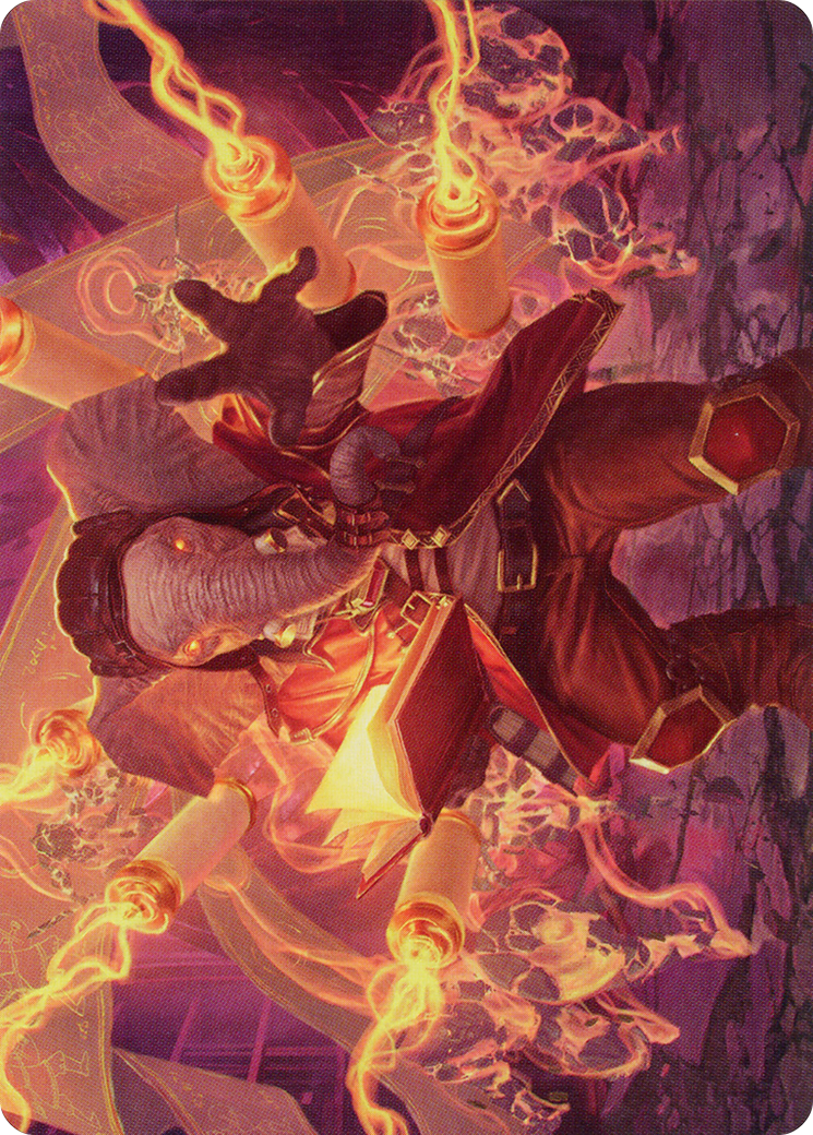 Quintorius, Loremaster Art Card (52) [March of the Machine Art Series] | Clutch Gaming