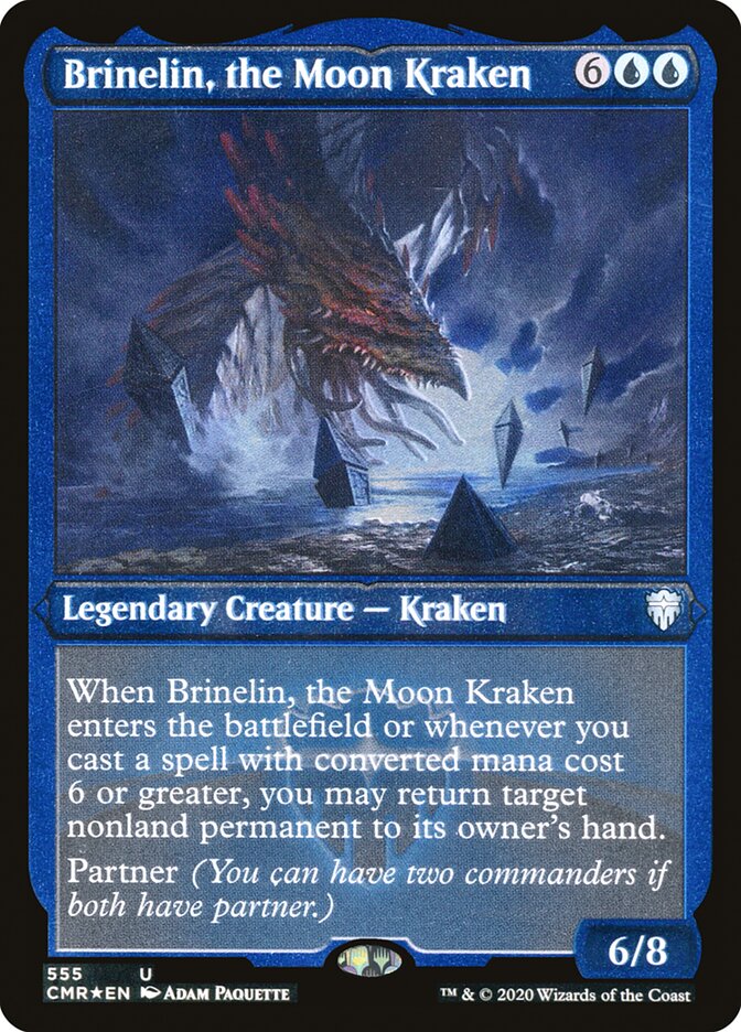 Brinelin, the Moon Kraken (Etched) [Commander Legends] | Clutch Gaming