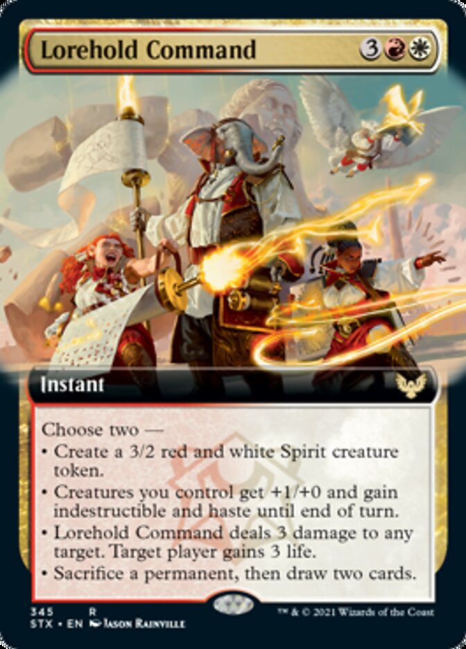 Lorehold Command (Extended Art) [Strixhaven: School of Mages] | Clutch Gaming
