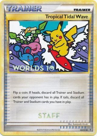 Tropical Tidal Wave (HGSS18) (Staff) [HeartGold & SoulSilver: Black Star Promos] | Clutch Gaming