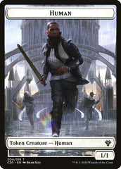 Human // Treasure Double-Sided Token [Commander 2020 Tokens] | Clutch Gaming