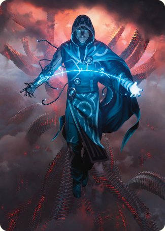 Jace, the Perfected Mind Art Card [Phyrexia: All Will Be One Art Series] | Clutch Gaming