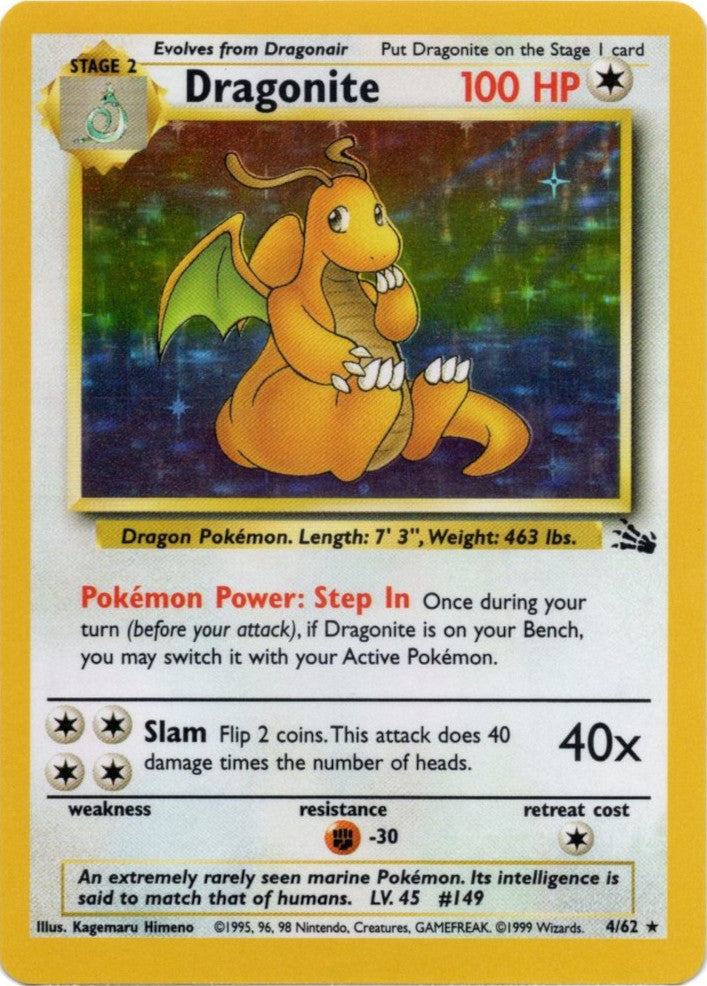 Dragonite (4/62) [Fossil Unlimited] | Clutch Gaming