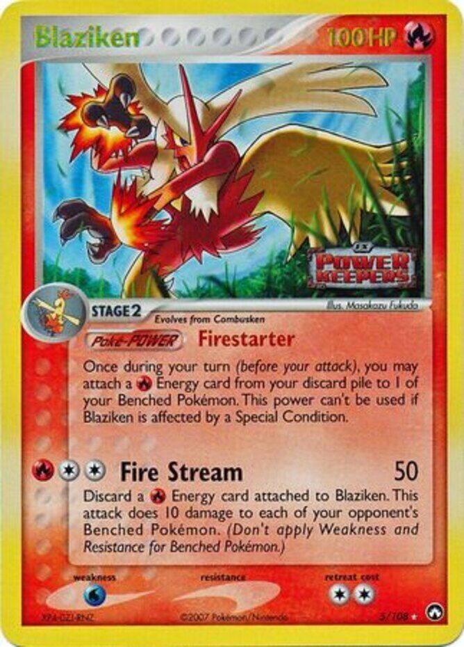 Blaziken (5/108) (Stamped) [EX: Power Keepers] | Clutch Gaming