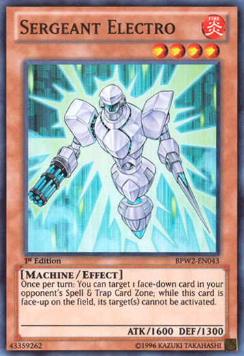 Sergeant Electro [BPW2-EN043] Super Rare | Clutch Gaming