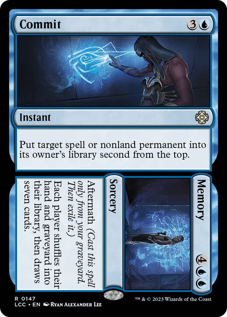 Commit // Memory [The Lost Caverns of Ixalan Commander] | Clutch Gaming