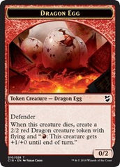 Dragon Egg // Dragon Double-Sided Token [Commander 2018 Tokens] | Clutch Gaming