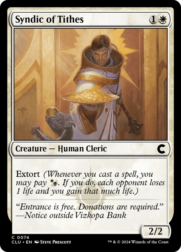 Syndic of Tithes [Ravnica: Clue Edition] | Clutch Gaming