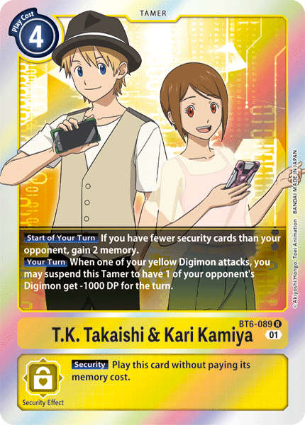 T.K. Takaishi & Kari Kamiya [BT6-089] [Double Diamond] | Clutch Gaming