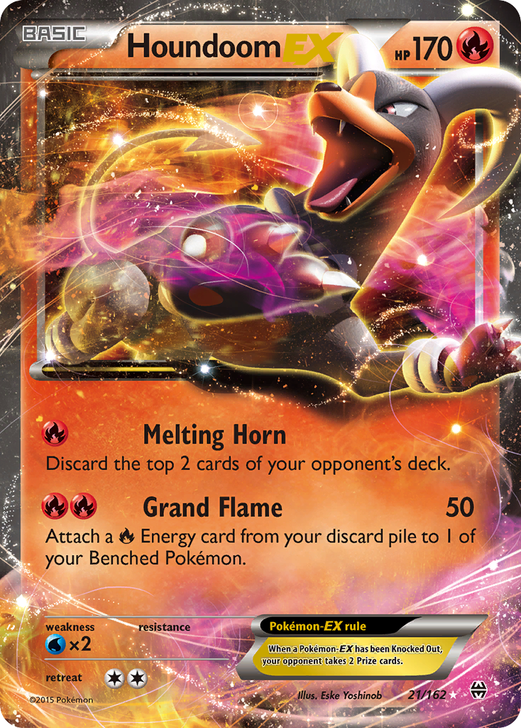 Houndoom EX (21/162) [XY: BREAKthrough] | Clutch Gaming