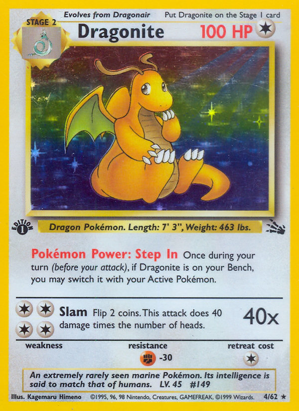 Dragonite (4/62) [Fossil 1st Edition] | Clutch Gaming