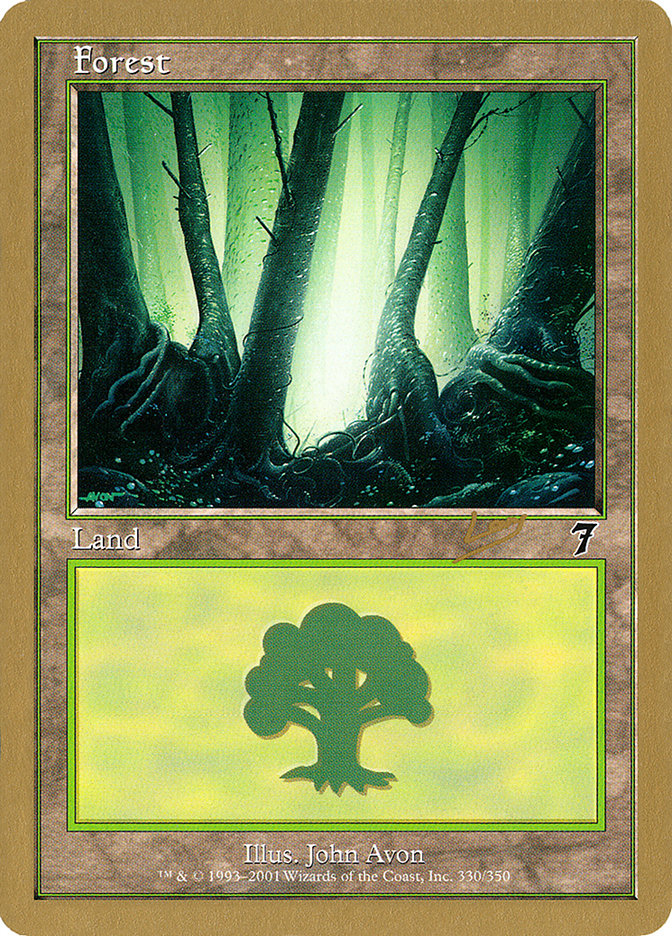 Forest (rl330) (Raphael Levy) [World Championship Decks 2002] | Clutch Gaming