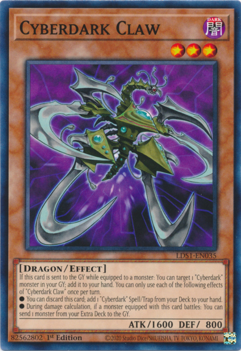 Cyberdark Claw [LDS1-EN035] Common | Clutch Gaming