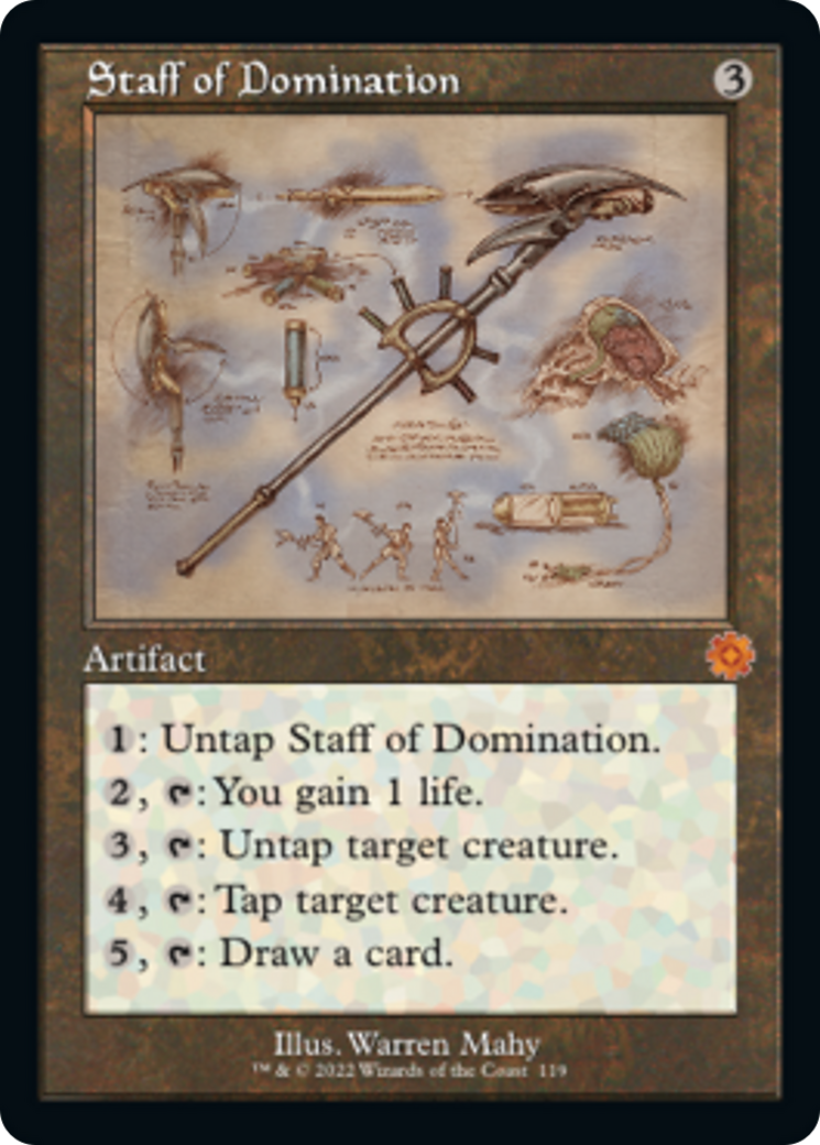 Staff of Domination (Retro Schematic) [The Brothers' War Retro Artifacts] | Clutch Gaming