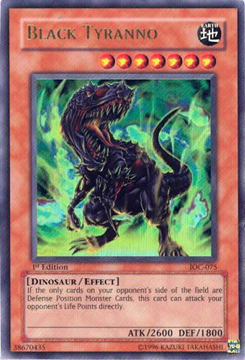 Black Tyranno [IOC-075] Ultra Rare | Clutch Gaming