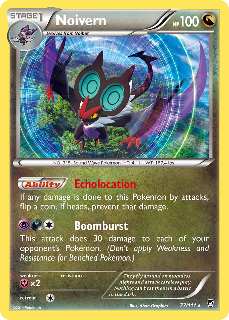 Noivern (77/111) (Cosmos Holo) (Blister Exclusive) [XY: Furious Fists] | Clutch Gaming