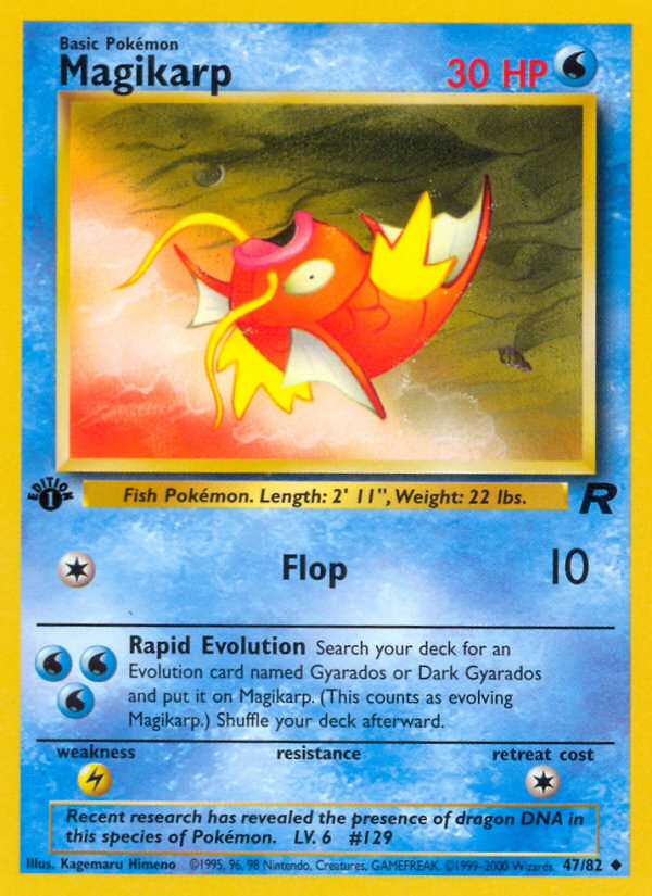 Magikarp (47/82) [Team Rocket 1st Edition] | Clutch Gaming