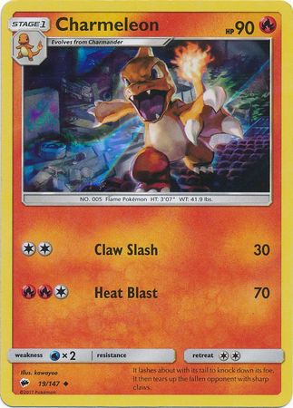 Charmeleon (19/147) (Premium Collection Promo) [Sun & Moon: Burning Shadows] | Clutch Gaming