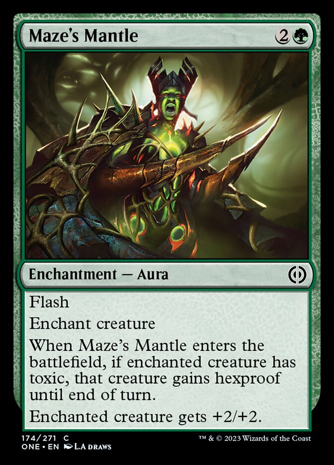 Maze's Mantle [Phyrexia: All Will Be One] | Clutch Gaming