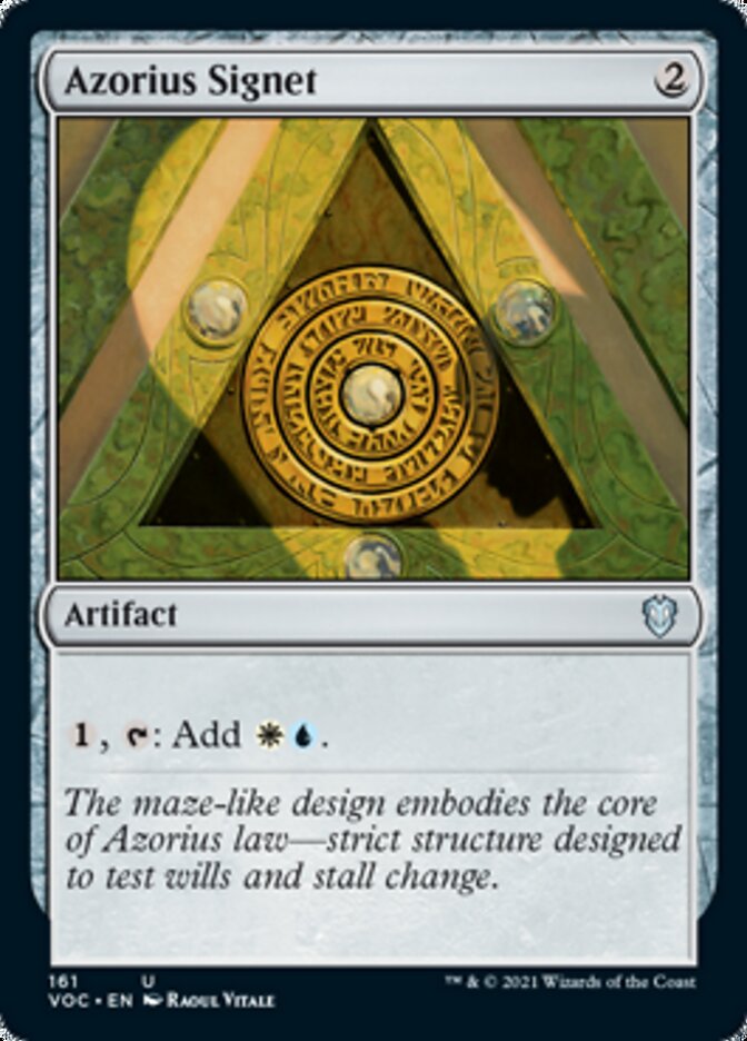 Azorius Signet [Innistrad: Crimson Vow Commander] | Clutch Gaming