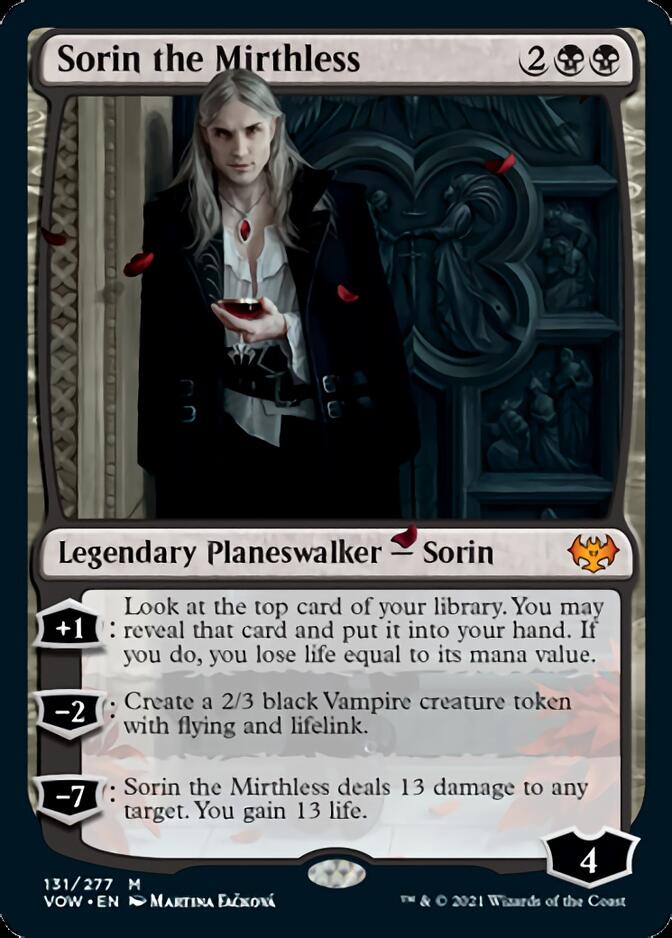 Sorin the Mirthless [Innistrad: Crimson Vow] | Clutch Gaming