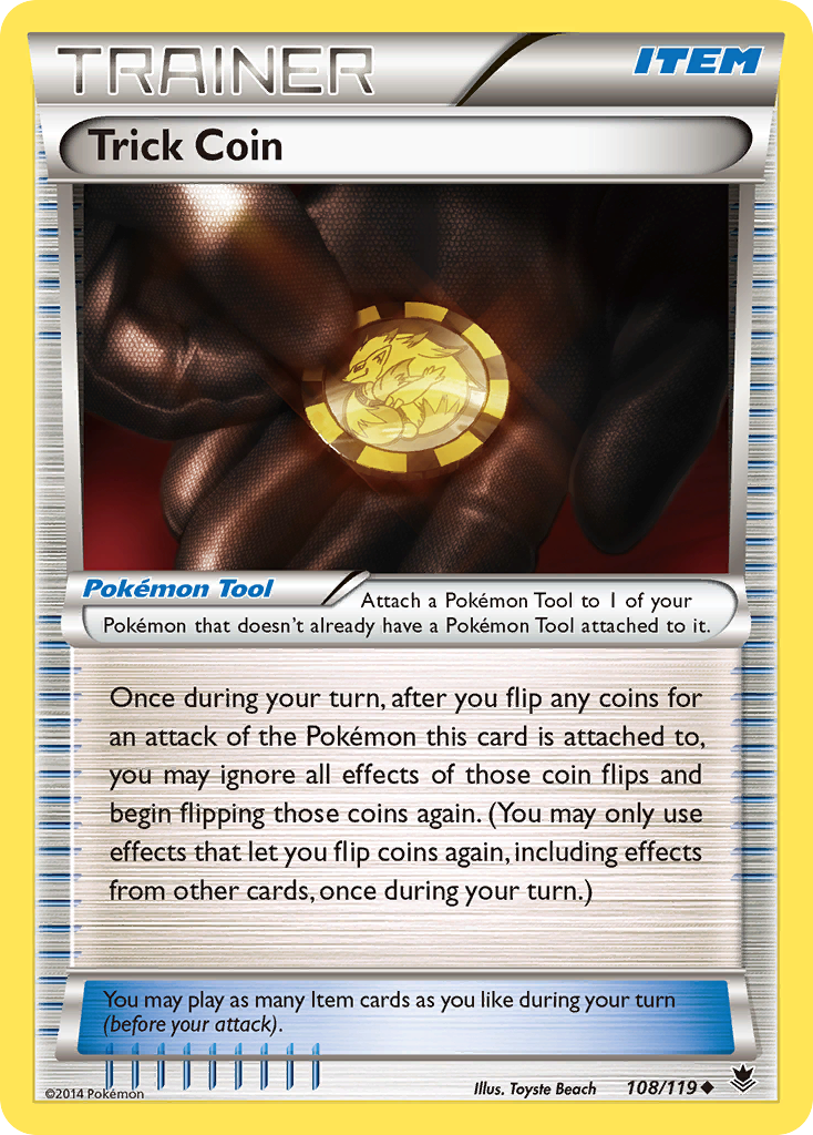 Trick Coin (108/119) [XY: Phantom Forces] | Clutch Gaming