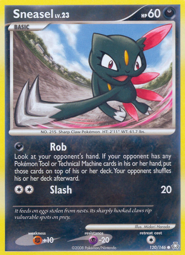 Sneasel (120/146) [Diamond & Pearl: Legends Awakened] | Clutch Gaming