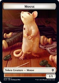 Mouse // Food (16) Double-Sided Token [Throne of Eldraine Tokens] | Clutch Gaming