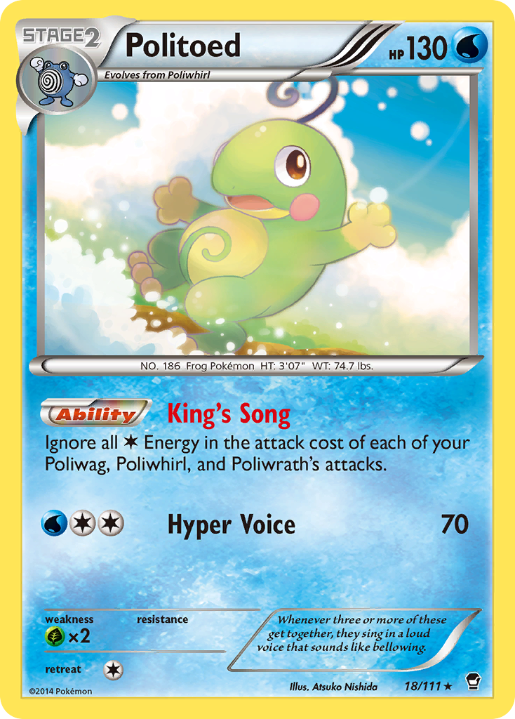 Politoed (18/111) [XY: Furious Fists] | Clutch Gaming