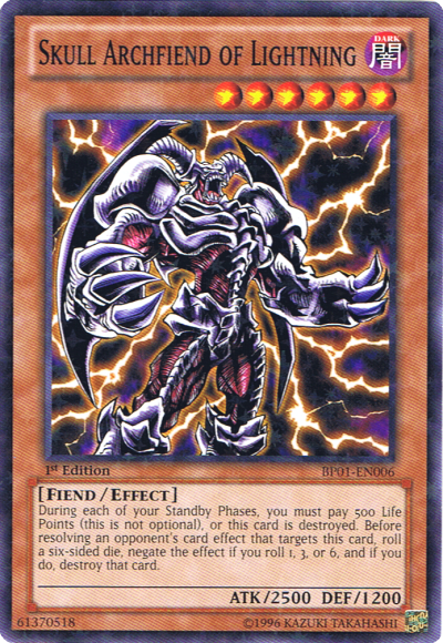 Skull Archfiend of Lightning [BP01-EN006] Starfoil Rare | Clutch Gaming