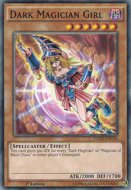 Dark Magician Girl [YGLD-ENC10] Common | Clutch Gaming