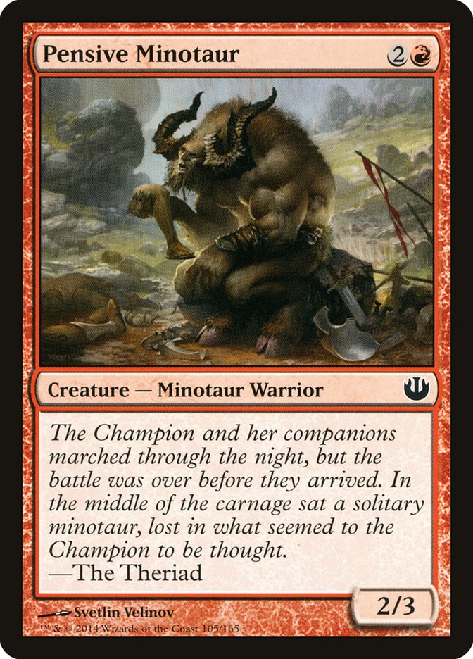 Pensive Minotaur [Journey into Nyx] | Clutch Gaming