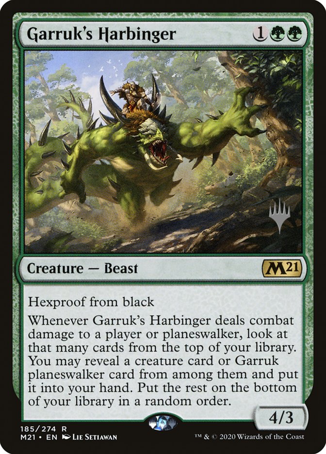 Garruk's Harbinger (Promo Pack) [Core Set 2021 Promos] | Clutch Gaming