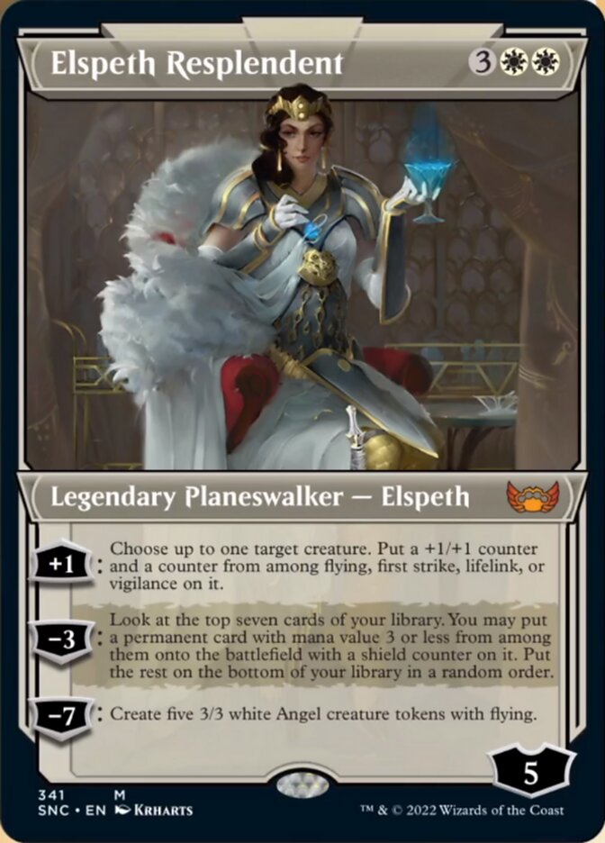 Elspeth Resplendent (Showcase Art Deco) [Streets of New Capenna] | Clutch Gaming