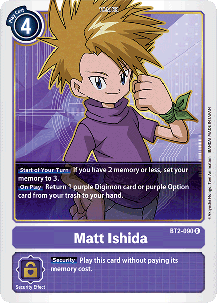 Matt Ishida [BT2-090] [Release Special Booster Ver.1.0] | Clutch Gaming