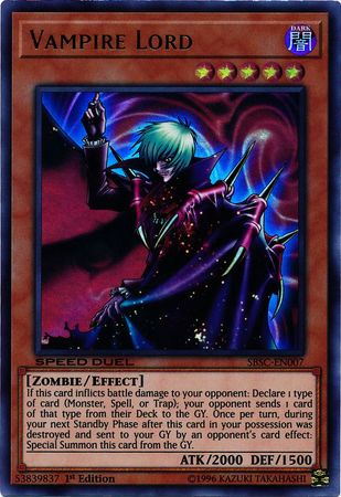 Vampire Lord [SBSC-EN007] Ultra Rare | Clutch Gaming