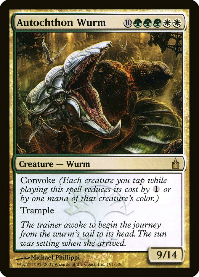 Autochthon Wurm [Ravnica: City of Guilds] | Clutch Gaming