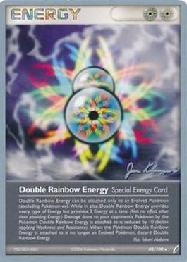 Double Rainbow Energy (88/100) (Psychic Lock - Jason Klaczynski) [World Championships 2008] | Clutch Gaming