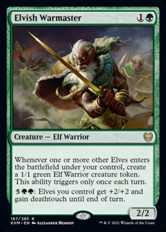 Elvish Warmaster [Kaldheim] | Clutch Gaming