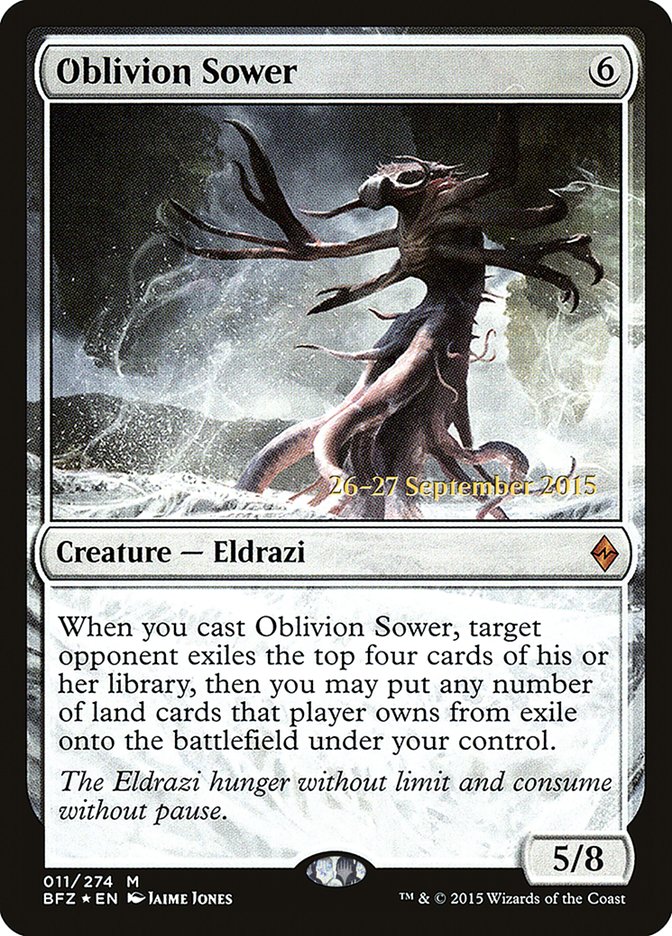 Oblivion Sower [Battle for Zendikar Prerelease Promos] | Clutch Gaming