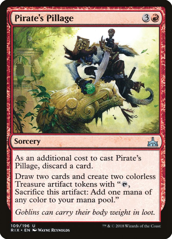 Pirate's Pillage [Rivals of Ixalan] | Clutch Gaming