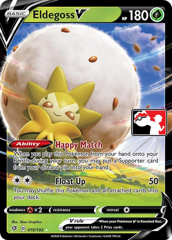 Eldegoss V (019/192) [Prize Pack Series One] | Clutch Gaming