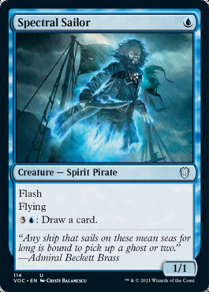 Spectral Sailor [Innistrad: Crimson Vow Commander] | Clutch Gaming