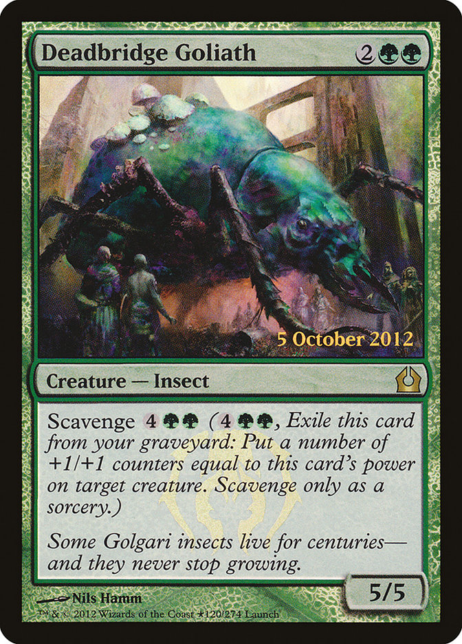 Deadbridge Goliath [Return to Ravnica Prerelease Promos] | Clutch Gaming