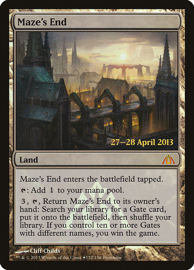 Maze's End [Dragon's Maze Prerelease Promos] | Clutch Gaming