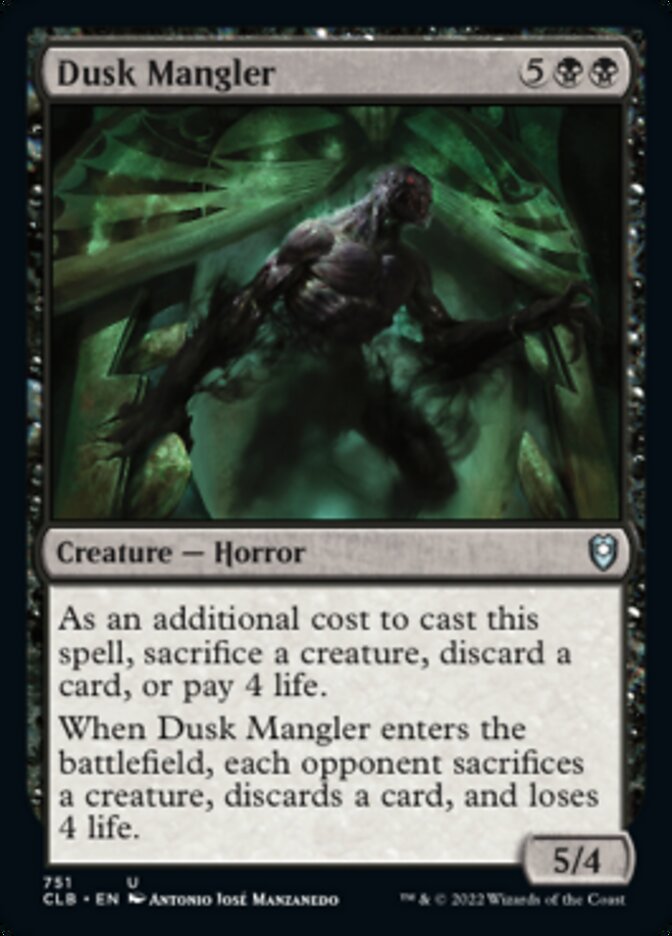 Dusk Mangler [Commander Legends: Battle for Baldur's Gate] | Clutch Gaming